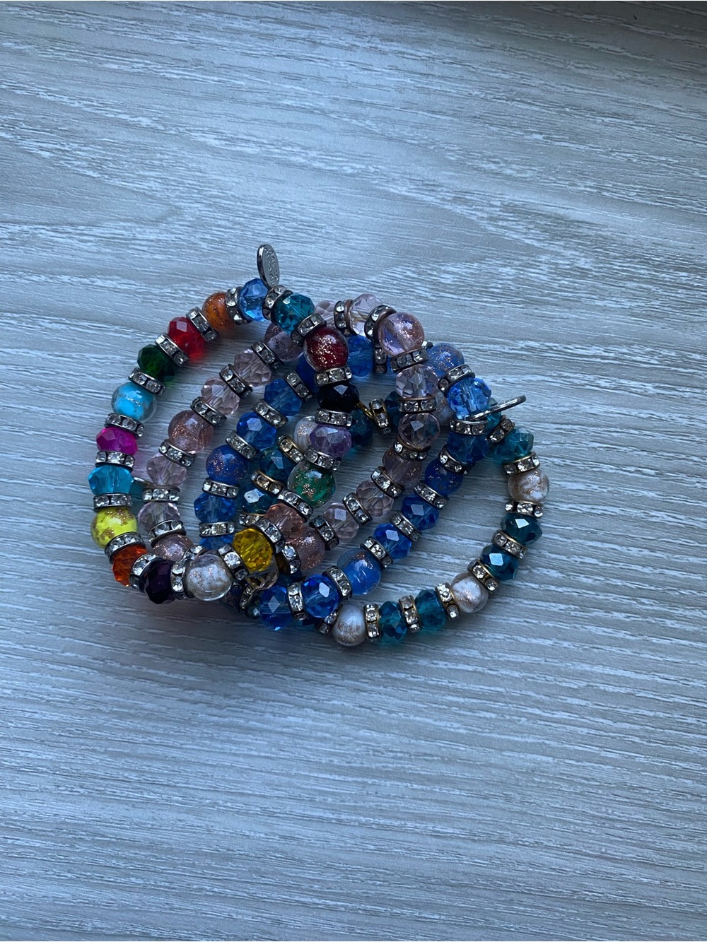 Multicolor Beaded Stretch Bracelet Set - Women